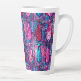 Daddy's Tie Collection Large Ceramic Latte Mug カフェラテマグ