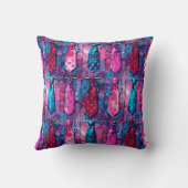 Daddy's Tie Collection Small Cotton Throw Pillow クッション (裏面)