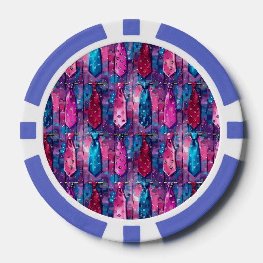 Daddy's Ties Poker Chips Set of 10 ポーカーチップ (正面)