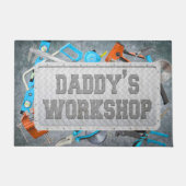 Daddy's Workshop Mancave産業用ツールforパパ ドアマット (正面)