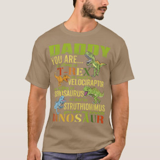 Daddysaurus Daddy You Are As Strong As T Re Funny  Tシャツ