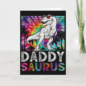 Daddysaurus Dinosaur Daddy Saurus Family Matching  カード (正面)