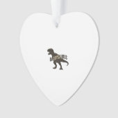 Daddysaurus Dinosaur Vintage Engraving Shirt Desig オーナメント (正面)