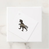 Daddysaurus Dinosaur Vintage Engraving Shirt Desig フェイバータグ (インサイチュ)