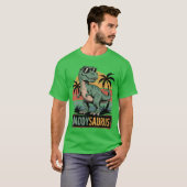 Daddysaurus Re Dinosaur Daddy Saurus Family Matchi Tシャツ (正面フル)