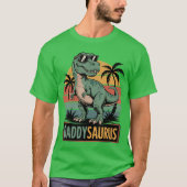 Daddysaurus Re Dinosaur Daddy Saurus Family Matchi Tシャツ (正面)