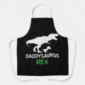 Daddysaurus Rex Of Kid Father's Day エプロン (正面)
