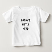 DADDY'SLITTLENERD ベビーTシャツ (正面)