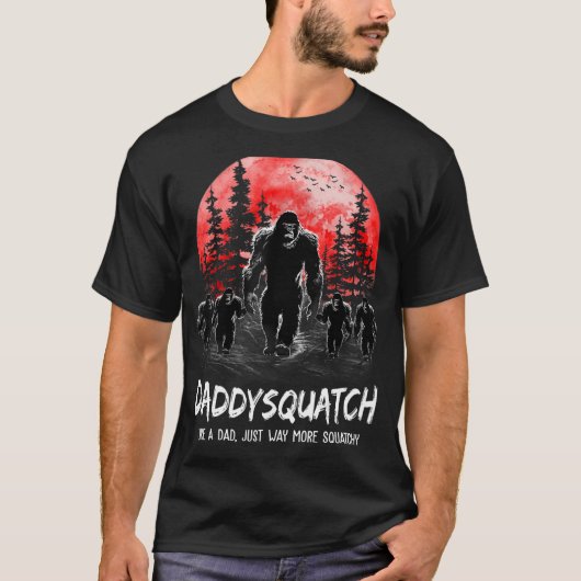 Daddysquatch Like A Dad Just Way More Two Boy Tシャツ (正面)