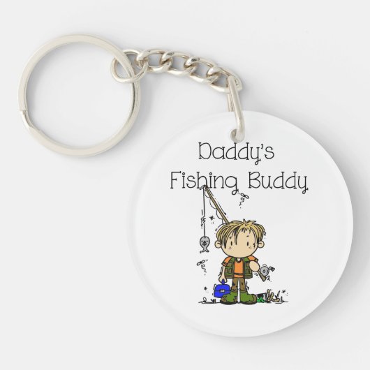 DADFISHINGBUDDY.png キーホルダー (正面)