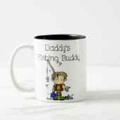 DADFISHINGBUDDY.png ツートーンマグカップ (左)