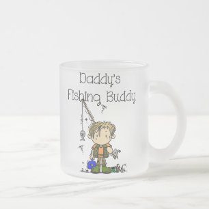 DADFISHINGBUDDY.png フロストグラスマグカップ