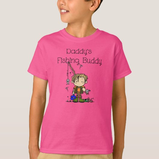 DADFISHINGBUDDY.png Tシャツ (正面)