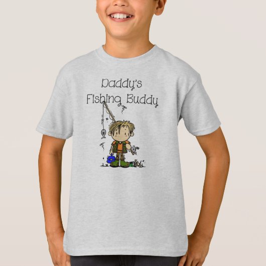 DADFISHINGBUDDY.png Tシャツ (正面)