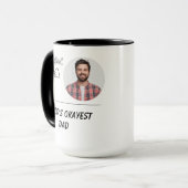 Dadified Funny Father's Day Bowtie Custom Photo マグカップ (正面左)