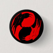 Dadinga crow button 缶バッジ (正面)