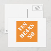 DadismsYesはNo ポストカード (正面/裏面)