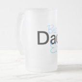 DadMug フロストグラスビールジョッキ (正面左)