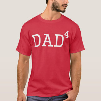 Dadohe フォースパワー 4児のパパ ohe 4番目のパワー ファミリー tシャツ