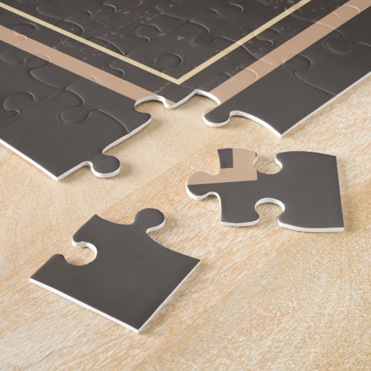 Dad's 1957 Black Chevy Garage ジグソーパズル (側面)