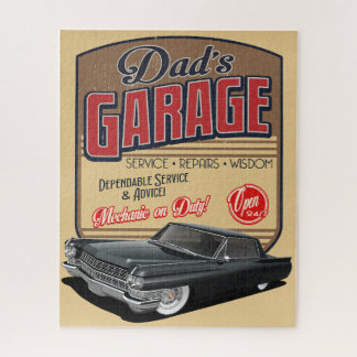Dad's 1964 Cadillac Garage Jigsaw Puzzle ジグソーパズル