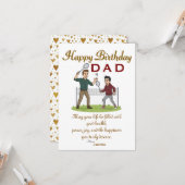 Dads' birthday カード (正面/裏面インサイチュ)