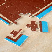 Dad's Blue Chevy Garage ジグソーパズル (側面)