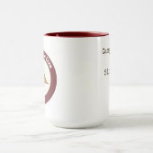 Dad's Campfire Crew Tent Badge Father's Day マグカップ (中央)