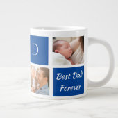 Dad's Collage photo, Capturing Precious Moment ジャンボコーヒーマグカップ (右)