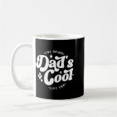 Dads Cool Funny Dad Matches Sons Cooler  コーヒーマグカップ (左)