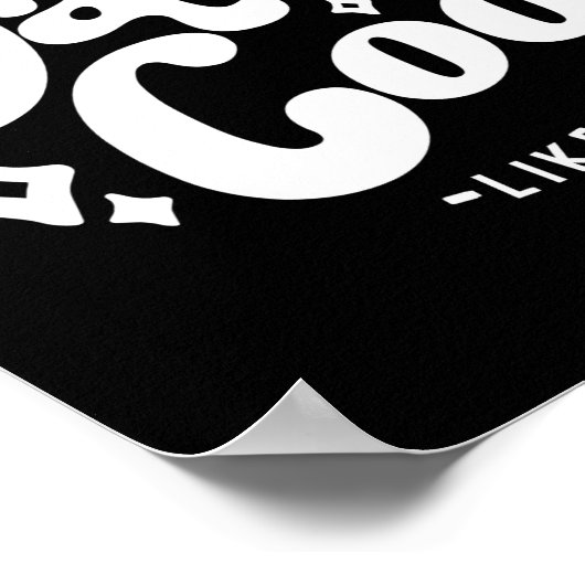 Dads Cool Funny Dad Matches Sons Cooler  ポスター (角)