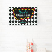 Dad's Garage Sign Banner Gift 横断幕 (インサイチュ)