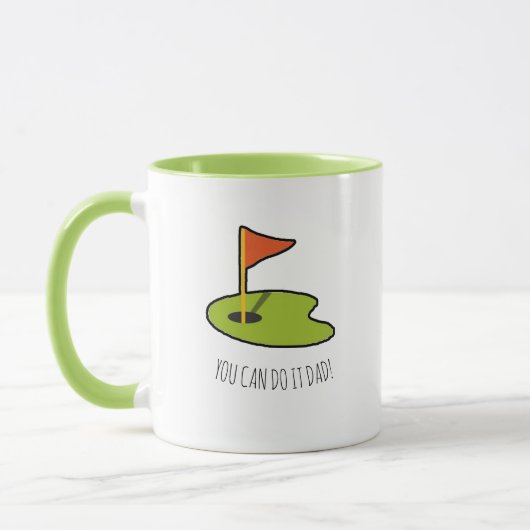 Dad's Gift Coffee Mug With Golf マグカップ (左)