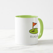 Dad's Gift Coffee Mug With Golf マグカップ (正面右)