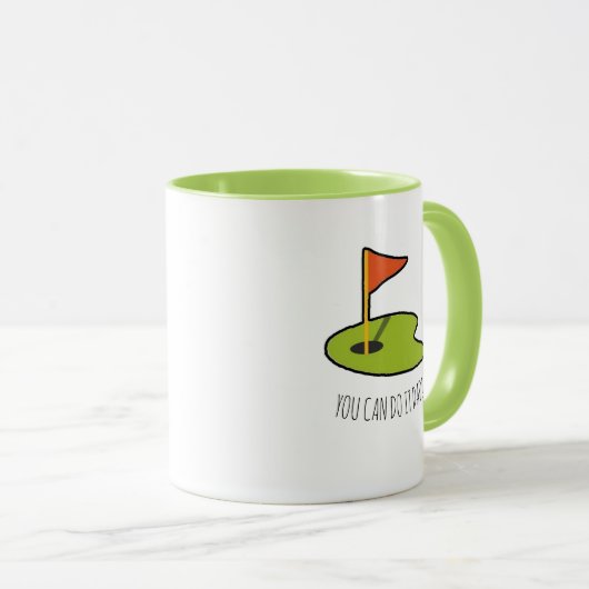Dad's Gift Coffee Mug With Golf マグカップ (正面右)