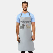 Dad's grillin' while the dogs are chillin' エプロン (着用した状態)