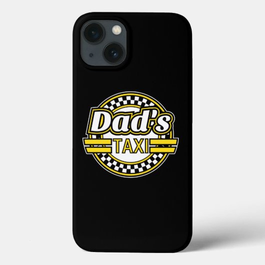Dad's Taxi Sign Case-Mate iPhoneケース (裏面)