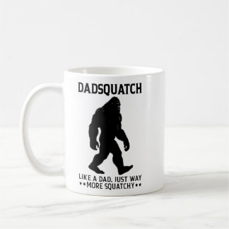 Dadsquatch おもしろいビッグフット 父の日のプレゼント コーヒーマグカップ