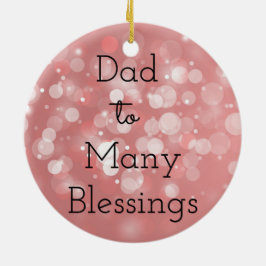 DadTo多くの恵み セラミックオーナメント