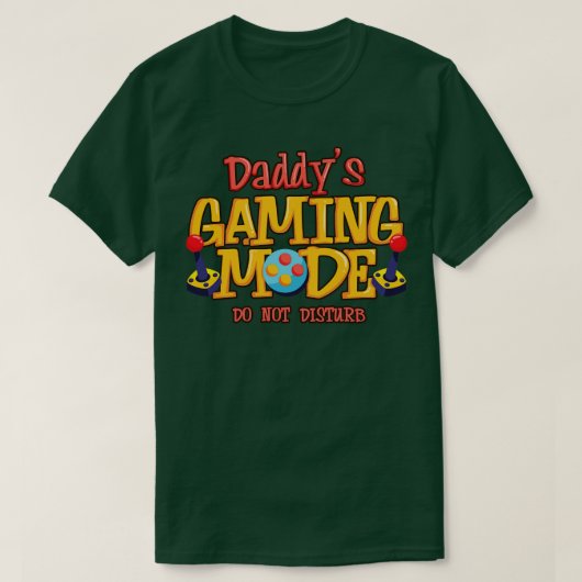 Dadysゲームモード Tシャツ (デザイン正面)