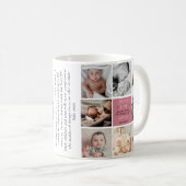 「Dadyy & Me」第1父日写真コラージュのマグカップ コーヒーマグカップ (正面右)