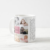 「Dadyy & Me」第1父日写真コラージュのマグカップ コーヒーマグカップ (正面左)