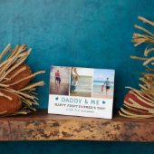 Dadyy & Me' 3-Photo Collage 1st Father's Day フォトプラーク (側面)