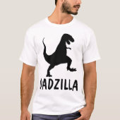 DADZILLA、おもしろいパパ用Tシャツ Tシャツ (正面)