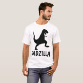 DADZILLA、おもしろいパパ用Tシャツ Tシャツ (正面フル)