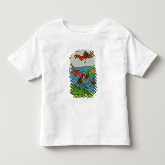 Daedalusおよびイカロス、15世紀 トドラーTシャツ (正面)