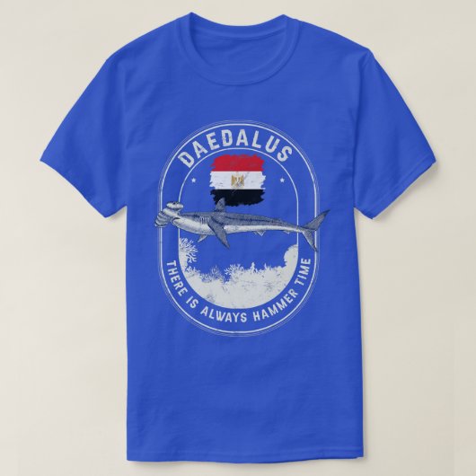 Daedalus Always Hammer Time Liveaboard Hammerhead Tシャツ (デザイン正面)
