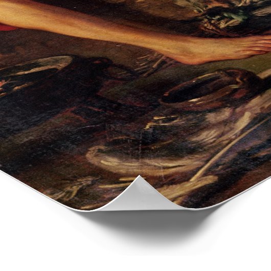 Daedalus Attaching Icarus' Wings, c.1754 ポスター (角)