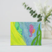 Daedelys著「こんにちは、リトル・シーホース」 ポストカード (スタンド正面)