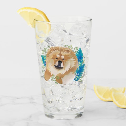 DAEJA VUの食事16のozのガラスデザインの前部及び背部 タンブラーグラス (アイス正面)